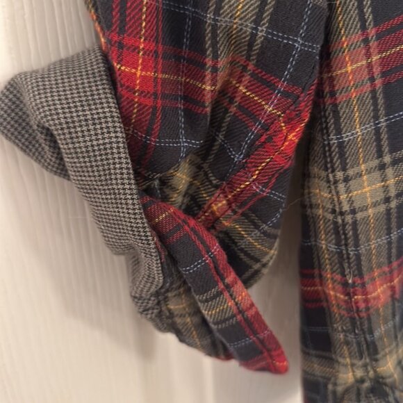 Nwot Carbon2Cobalt Plaid Shirt - Picture 4 of 6